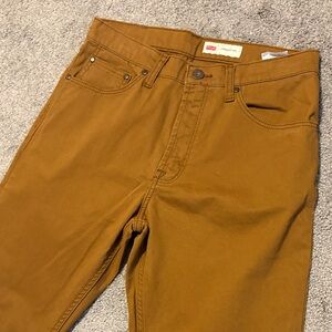 Wrangler straight fit Tan Denim Pants